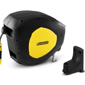 karcher selbstrollende rolle inkl. 20 meter schlauch; kupplungen und gartenspritze