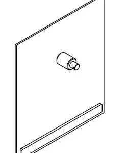 alu blech getreideschieber 2-flugeltur