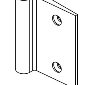 scharnierflach 1-teilige tür