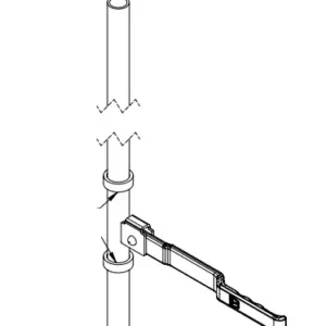 türverschluss aus edelstahl - rechts - h2825
