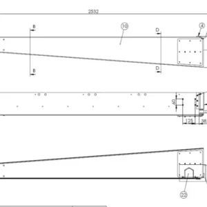 montierten arm vorn - 1teilig dachnet