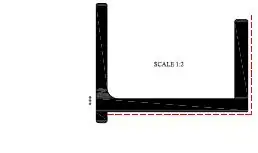 alu "i" befestigung zylinder l = 5160 mm -0/+10 mm